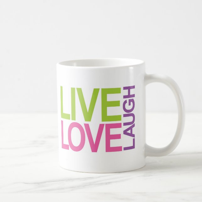 LiveLiebe-Lachen Tasse (Rechts)