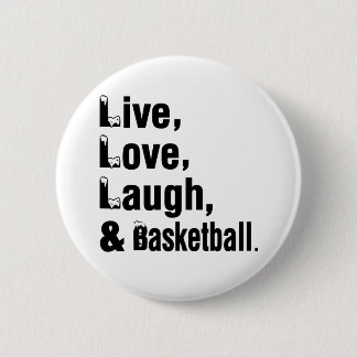 LiveLiebe-Lachen und Basketball Button