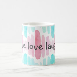 LiveLiebe-Lachenwatercolor-Tasse Tasse
