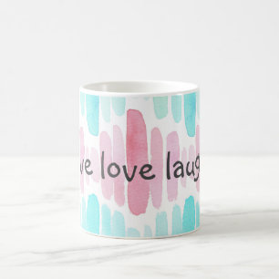 LiveLiebe-Lachenwatercolor-Tasse Tasse