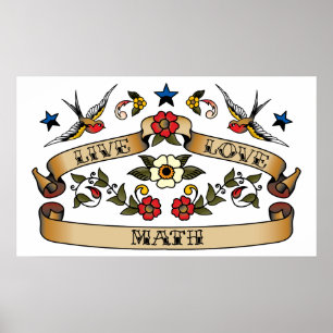 LiveLiebe-Mathe Poster