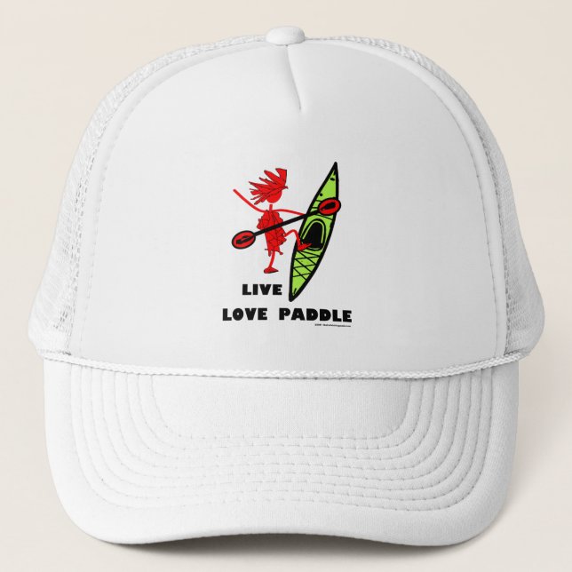 LiveLiebe-Paddel Truckerkappe (Vorderseite)