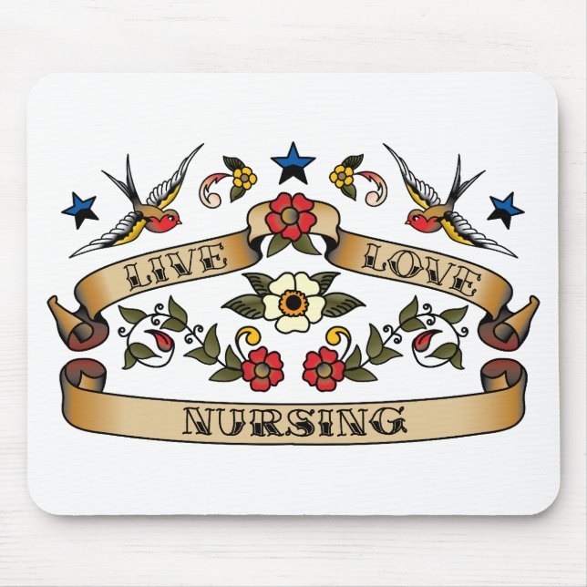LiveLiebe-Pflege Mousepad (Vorne)