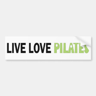LiveLiebe Pilates! Ursprünglicher Entwurf! Autoaufkleber