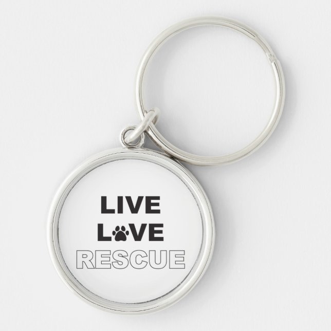 LiveLiebe-Rettung Schlüsselanhänger (Vorne)