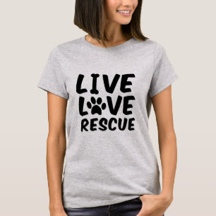 LiveLiebe-Rettungs-Hund T-Shirt