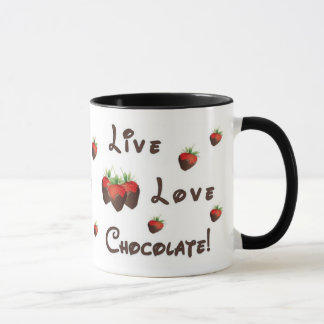 LiveLiebe-Schokolade Tasse