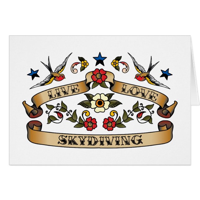 LiveLiebe Skydiving (Vorderseite (Horizontal))