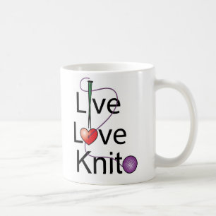 LiveLiebe-Strick Tasse