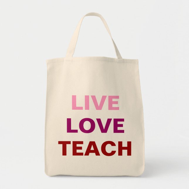 LiveLiebe unterrichten Tasche (Vorne)