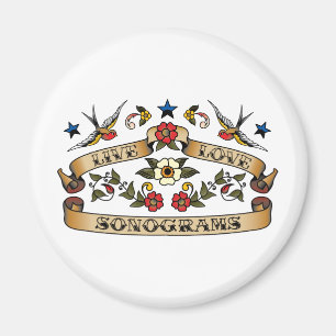 LiveLiebeSonograms Magnet