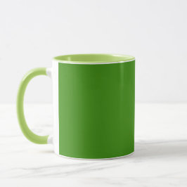 Lively Green Christmas Mug for Holiday Cheer Tasse
