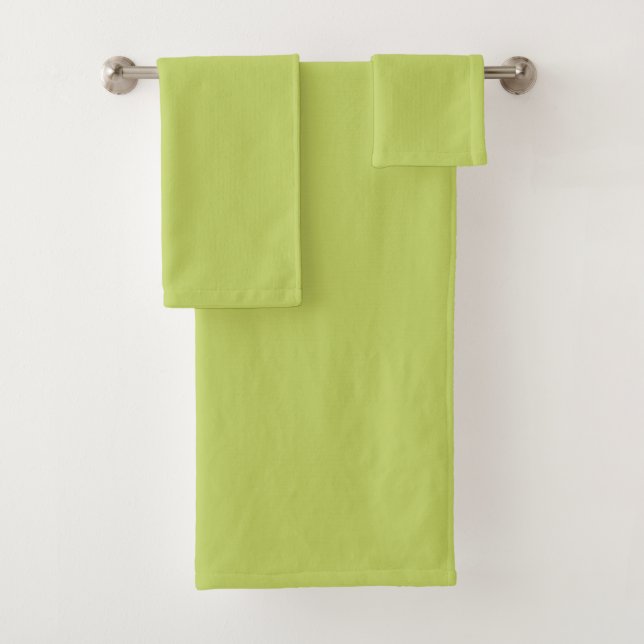 Lively Lime Green Badhandtuch Set (Insitu)