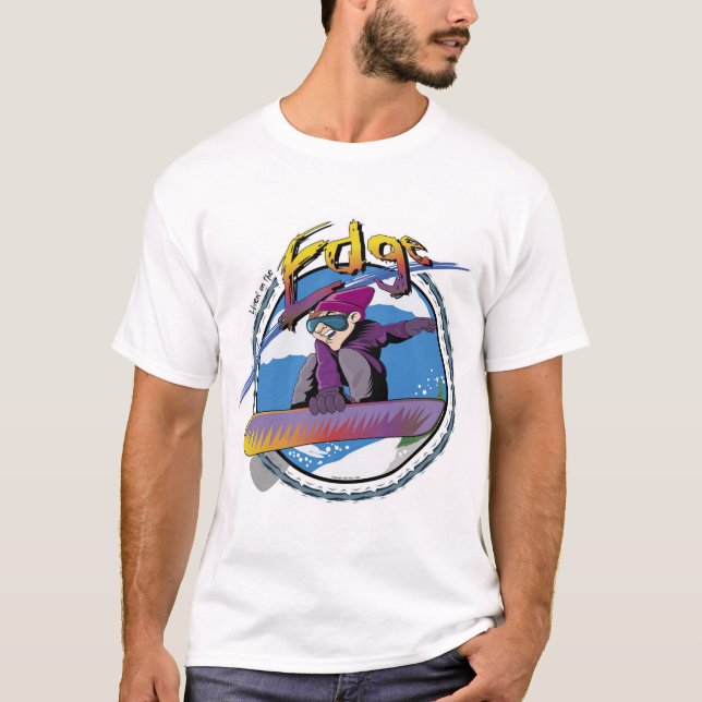 liven auf dem Rand T-Shirt (Vorderseite)