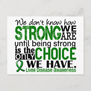 Liver Disease How Strong We Are Postkarte
