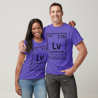 Livermorium-Element (schwarz) T-Shirt