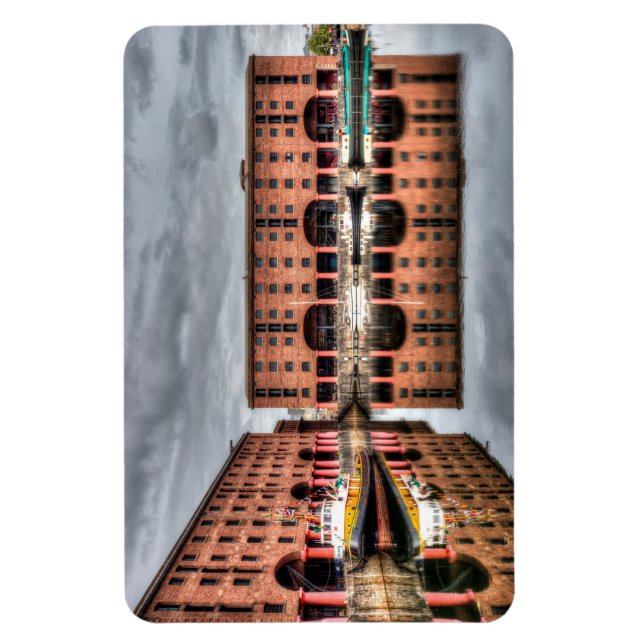 Liverpool Albert Dock Magnet (Vertikal)