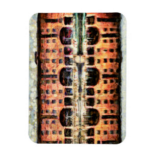 Liverpool Albert Dock Van Gogh Magnet