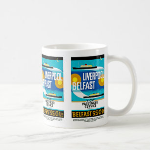 Liverpool- - Belfast-Fähre Tasse
