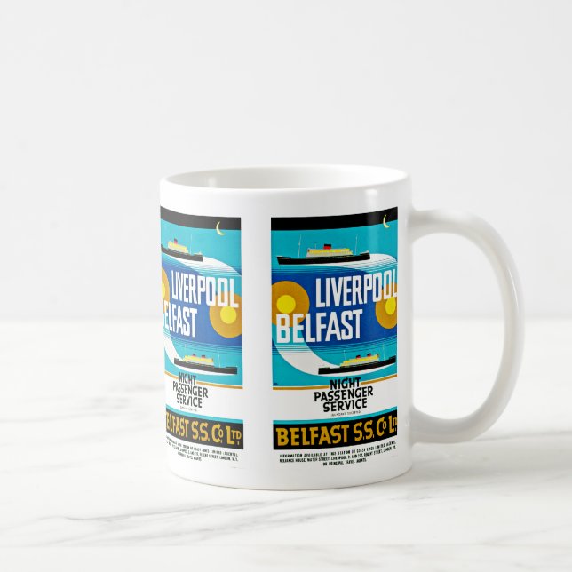 Liverpool - Belfast Ferry Tasse (Rechts)