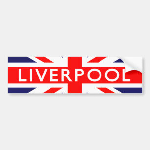 Liverpool: Britische Flagge Autoaufkleber