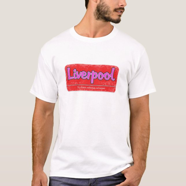 Liverpool City in England T-Shirt (Vorderseite)