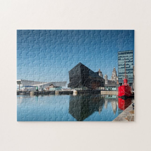 Liverpool direkt am Wasser Puzzle (Horizontal)