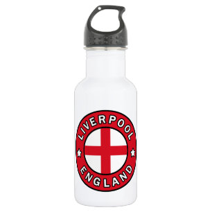 Liverpool England Edelstahlflasche