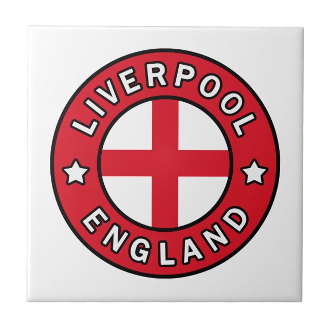 Liverpool England Fliese (Vorderseite)