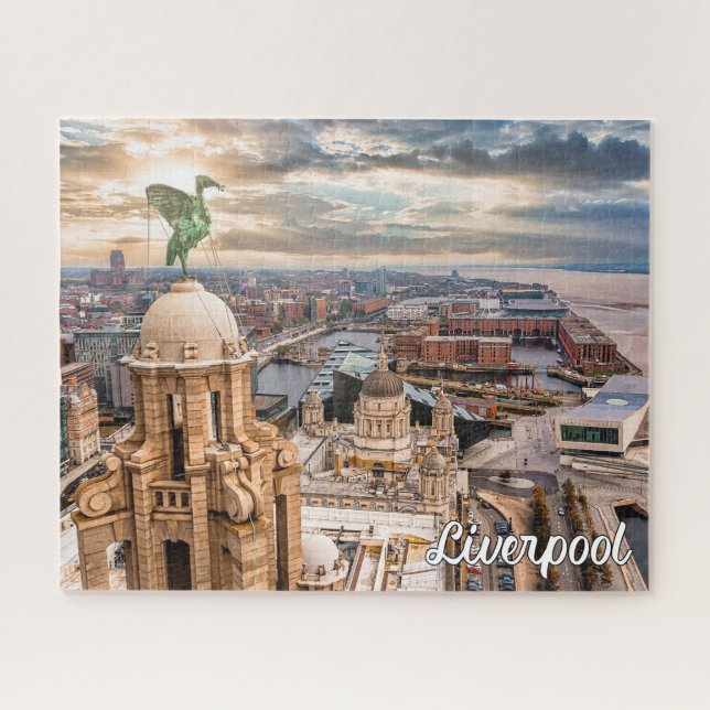 Liverpool, England, Großbritannien Puzzle (Horizontal)