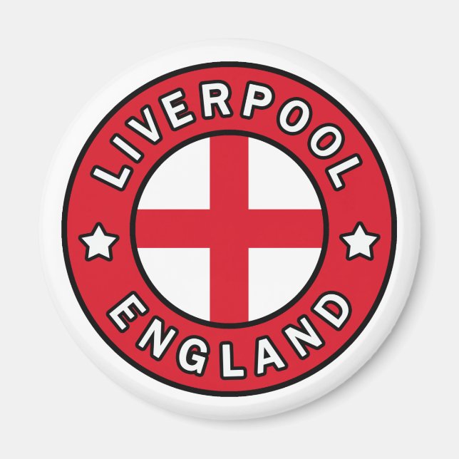 Liverpool England Magnet (Vorne)