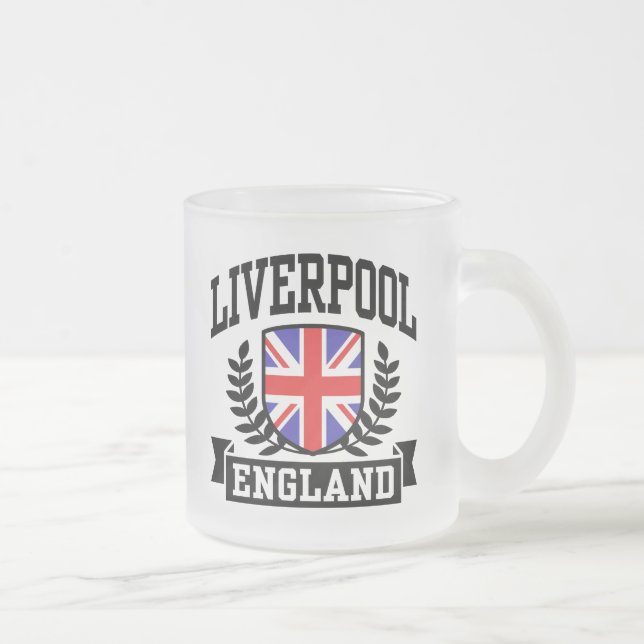 Liverpool England Mattglastasse (Rechts)