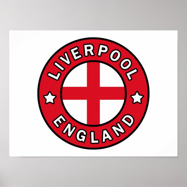 Liverpool England Poster (Vorne)