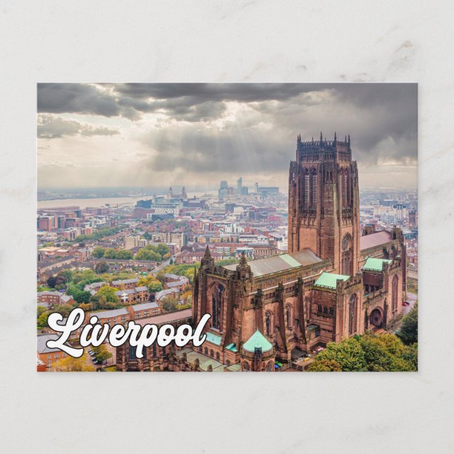 Liverpool, England Postkarte (Vorderseite)