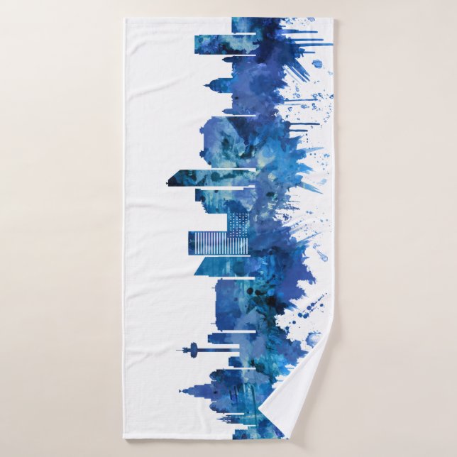 Liverpool England Skyline Badehandtuch (Badehandtuch)