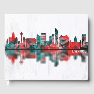Liverpool England Skyline Gästebuch