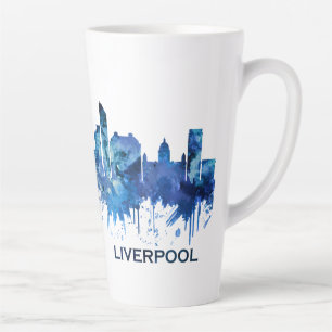 Liverpool England Skyline Milchtasse