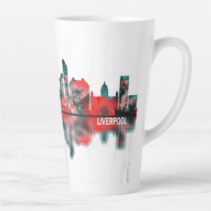 Liverpool England Skyline Milchtasse