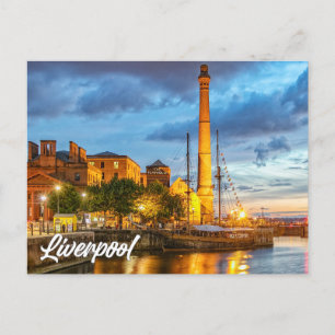Liverpool, England, Vereinigtes Königreich Postkarte