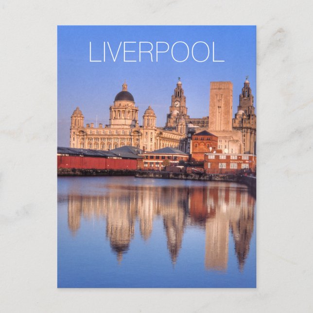 Liverpool Feiertagspostkarte (Vorderseite)