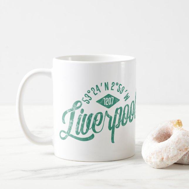 Liverpool Koordiniert Tasse (Mit Donut)