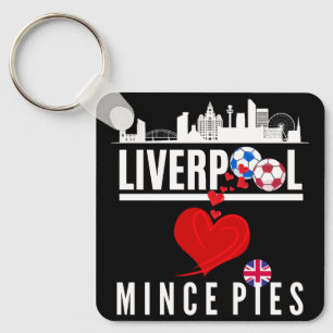 Liverpool Lieben Mincepies (Vorder- und Rückseite) Schlüsselanhänger