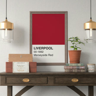 Liverpool Merseyside Red - Vollständige Breite Poster