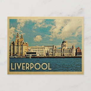 Liverpool Postcard Vintage Travel Postkarte