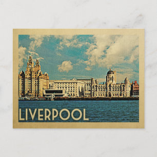 Liverpool Postcard Vintage Travel Postkarte