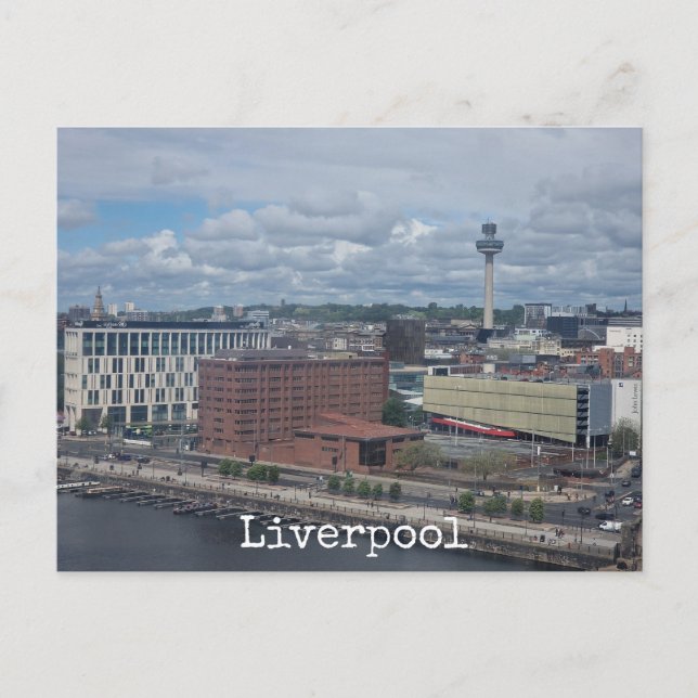 Liverpool Postkarte (Vorderseite)