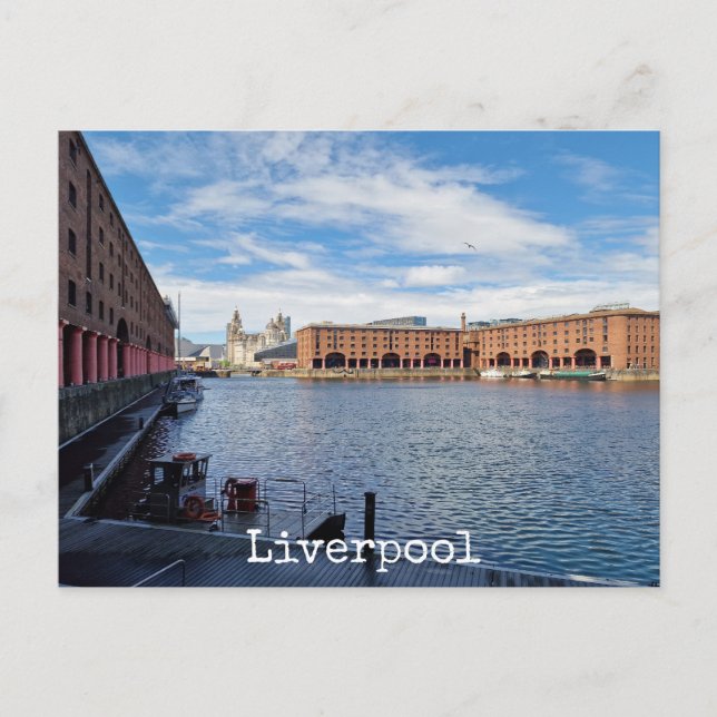 Liverpool Postkarte (Vorderseite)