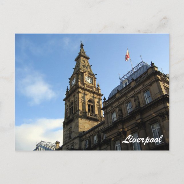 Liverpool Postkarte (Vorderseite)