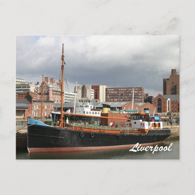 Liverpool Postkarte (Vorderseite)