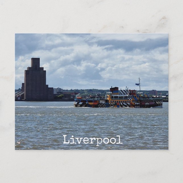 Liverpool Postkarte (Vorderseite)